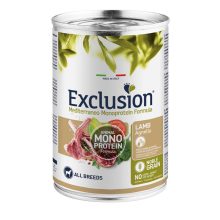EXCLUSION Mediterraneo Monoprotein Formula Adult Lamb Konzerv 400g