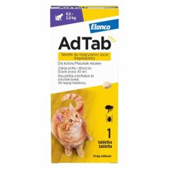 ADTAB rágótabletta macskák részére (>0,5-2 kg) 12mg