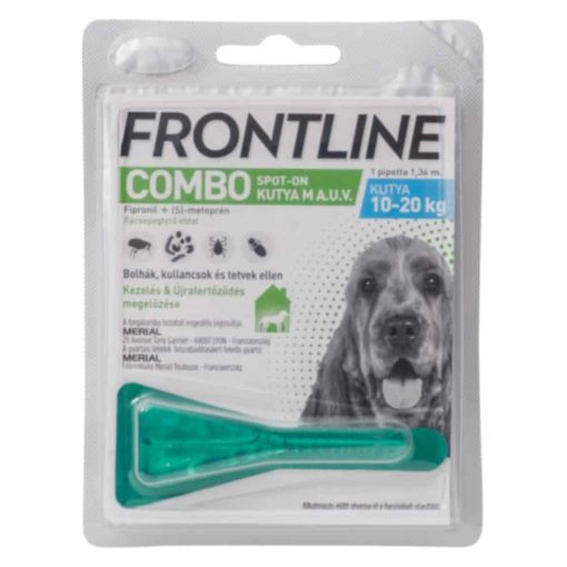 Frontline Combo kutya M 10-20kg 3 Pipetta