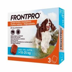 FrontPro rágótabletta kutyáknak M 10-25kg 3db