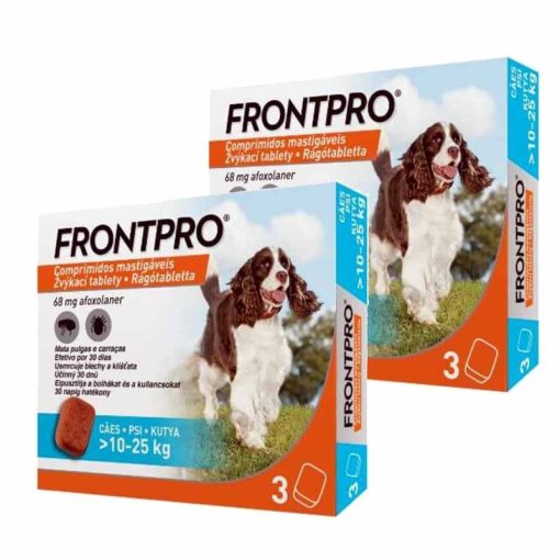 FrontPro rágótabletta kutyáknak M 10-25kg 3db