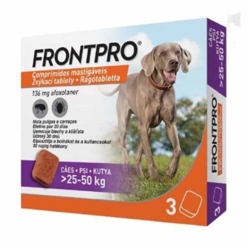 FrontPro rágótabletta kutyáknak L 25-50kg 3db