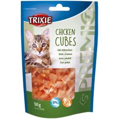 TRIXIE  PREMIO Csirkés kocka 50g Jutalomfalat macskáknak