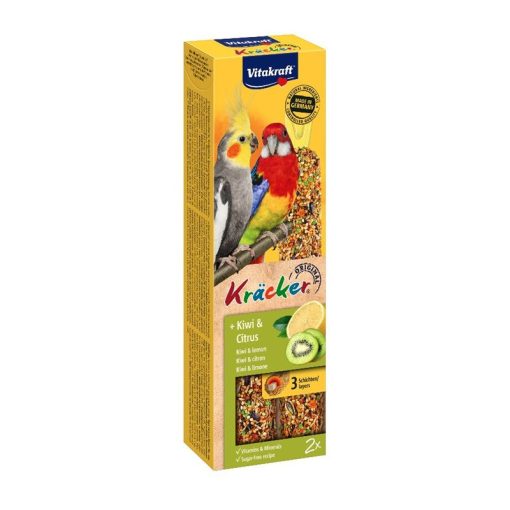 Vitakraft dupla rúd nagypapagájoknak 180 g Kiwi+Citrom