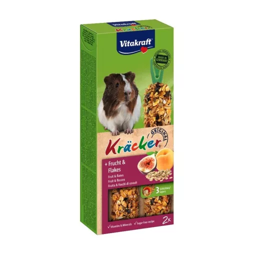 VITAKRAFT dupla rúd tengerimalac 112 g (gyümölcsös)