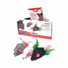 CAMON macska játék tollas egér 5cm
