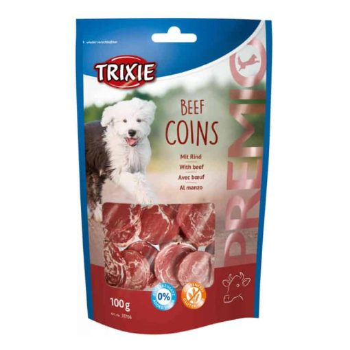 Trixie jutalomfalat kutya PREMIO Marha érmék 100g
