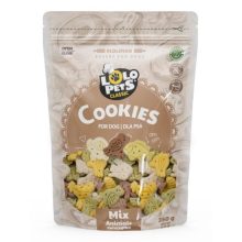 LOLO PETS Kutyakeksz Kis állatfigurás 350g