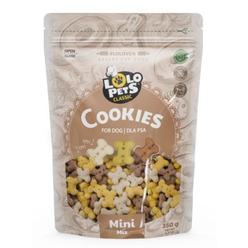 LOLO PETS Kutyakeksz Csontmix Mini 350g
