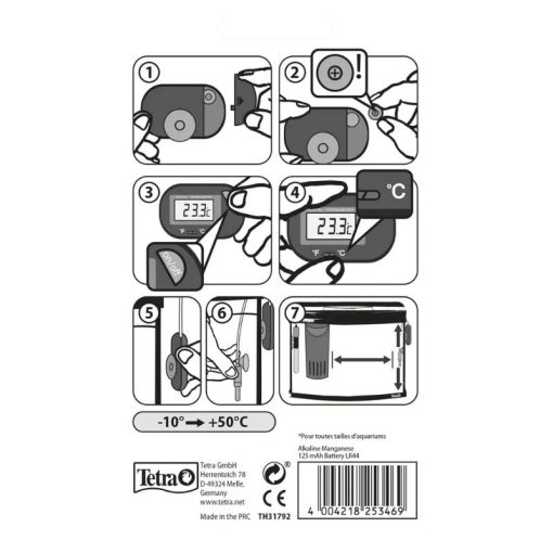 TETRA TH digitális hőmérő