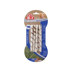   8IN1 Delights Beef twisted Sticks 10db Csavart rágórúd marhahússal