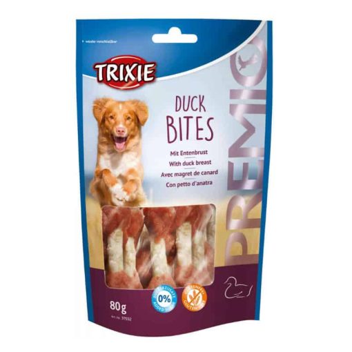 Trixie jutalomfalat kutya PREMIO Csontok Kacsa Hússal 100g