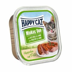 HAPPY CAT Minkas DUO Szárnyas-Bárány 100g