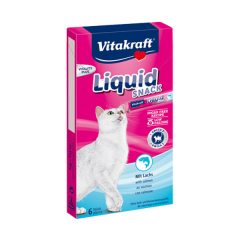   VITAKRAFT macska jutalomfalat Liquid-Snack 6x15g Lazac+Omega 3