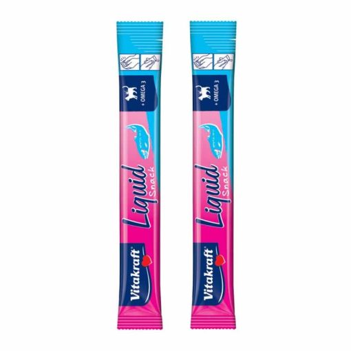 VITAKRAFT macska jutalomfalat Liquid-Snack 6x15g Lazac+Omega 3