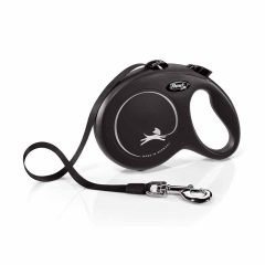 Flexi Classic szalagpóráz L 5m/50kg Fekete