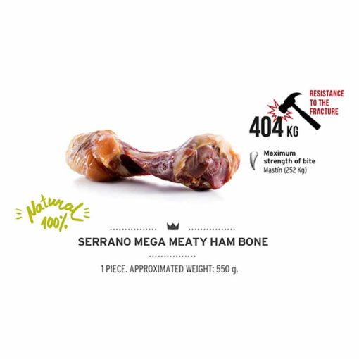 SERRANO sonka csont MEGA húsos 23cm 550g