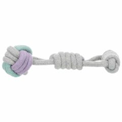   TRIXIE Labda kötélből fogóval 6cm/23cm játék kutyáknak