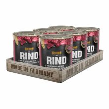 BELCANDO konzerv kutya 100% színhúsos Marha+Burgonya+Zöldborsó 800g