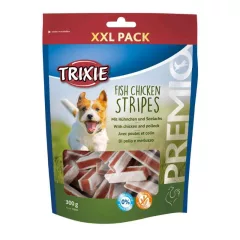   TRIXIE PREMIO Hal-Csirke csíkok XXL PACK 300g Jutalomfalat kutyáknak