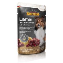 BELCANDO kutya alutasakos Bárányhús+Burgonya+Tőzegáfonya 125g