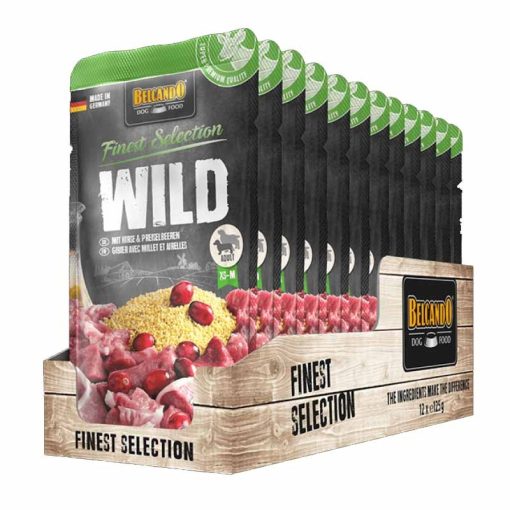 BELCANDO kutya alutasakos Vadhús+Köles+Vörös áfonya 125g