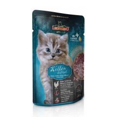  LEONARDO Finest Selection szinhúsos alutasakos macsaeledel Kitten Baromfihússal 85g