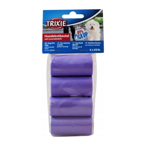 TRIXIE ürülék felszedő zacskó M illatosított-Levendulás 4x20db