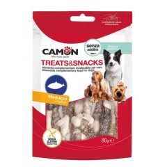 CAMON kutya jutalomfalat 80g Kálciumos csont+Hal