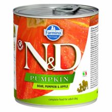 N&D Dog Pumpkin konzerv Vaddisznó&Alma Sütőtökkel 285g