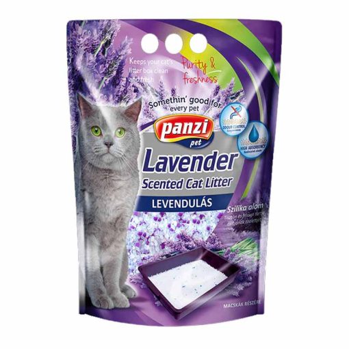 PANZI szilikonos macskaalom 3,8L/1,6kg Levendula