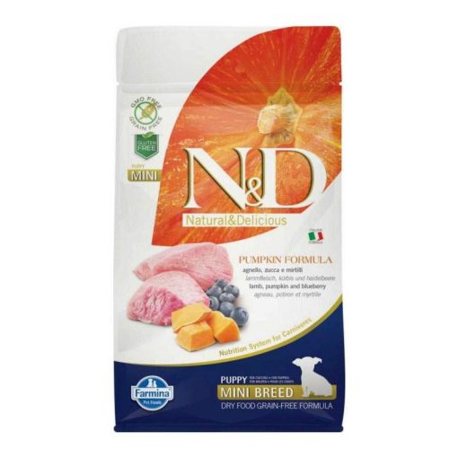 N&D Dog Pumpkin MINI Puppy 800g Bárány+Áfonya+Sütőtök Grain Free
