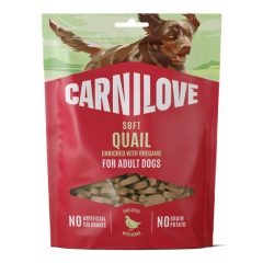 CARNILOVE Semi Moist SNACK Fürj-Oreganó 200g