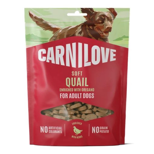 CARNILOVE Semi Moist SNACK Fürj-Oreganó 200g