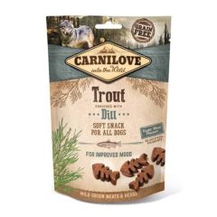 CARNILOVE Semi Moist SNACK Pisztráng-Kapor 200g