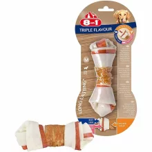 8IN1 Triple Flavour M 1db csomózott rágócsont (csirke+marha+sertés)