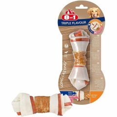   8IN1 Triple Flavour M 1db csomózott rágócsont (csirke+marha+sertés)