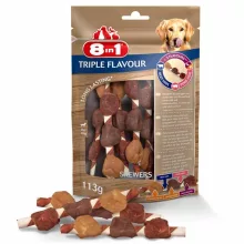 8IN1 Triple Flavour Skewers 113g Húsos nyársak