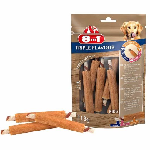 8IN1 Triple Flavour Ribs 6db Rágórúd