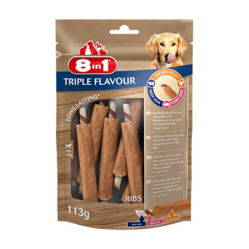 8IN1 Triple Flavour Ribs 6db Rágórúd