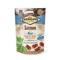 CARNILOVE macska jutalomfalat 50g Crunchy SNACK Lazac+Menta