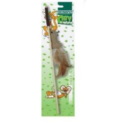 TATRAPET macska játék pálca 40cm tollal (58561)
