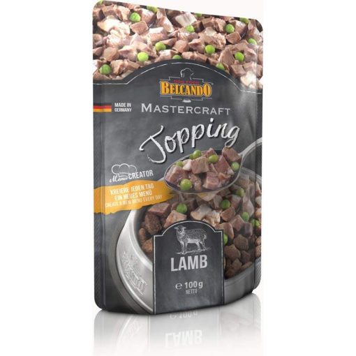 BELCANDO Mastercraft Topping kutya alutasakos 100g Friss Bárányhússal