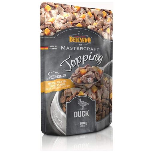BELCANDO Mastercraft Topping kutya alutasakos 100g Friss Kacsahússal