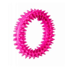 BARRY KING kutya játék Gumi karika pink 9cm (15503)