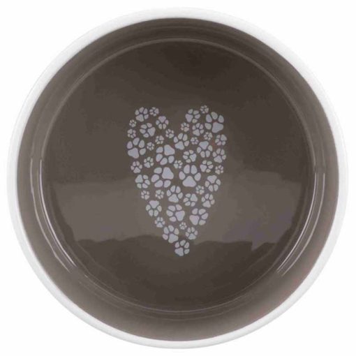 TRIXIE kerámia tál Pet's Home  0,3L/12cm Krém/Világoskék Kutyáknak
