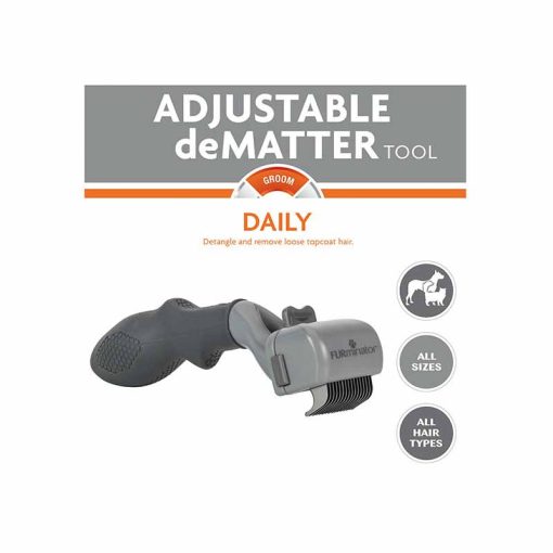 FURMINATOR Bontókefe Adjustable Dematter Tool állítható pengéjű kutyáknak