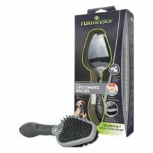 FURMINATOR Kefe kétoldalas Dual Grooming Brush kutyáknak és cicáknak
