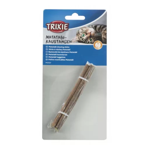 TRIXIE macska játék fogtisztítós Matatabi Pálcák 10g