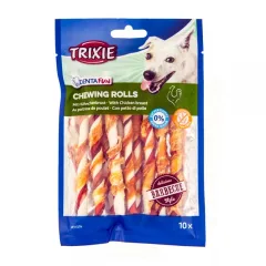   TRIXIE DENTAFUN rágórúd Csirke Barbecue 12cm/80g 10db Jutalomfalat kutyáknak